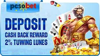 PCSOBET deposit bonus offer for online casino players
